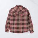 GALA Men's Faces Flannel Overshirt