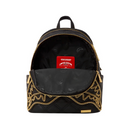 Sprayground Noir Quilt Gold Chain Shark Savage Backpack