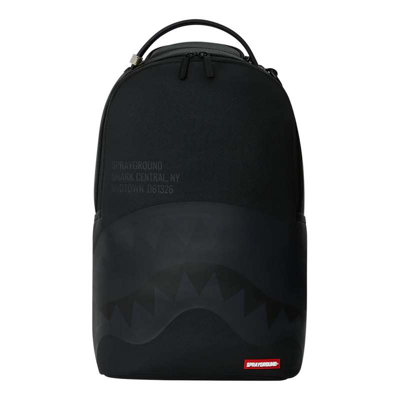 Sprayground Shark Central (BLK On BLK) Backpack