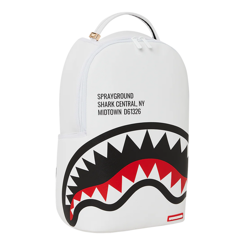 Sprayground Shark Central (WHT) Backpack