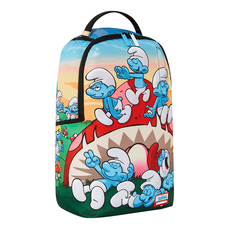 Sprayground Smurfs Mushroom Chill Backpack