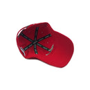 Lacoste Big Croc Garbadine Hat Red Inside