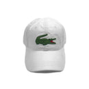 Lacoste Big Croc Garbadine Hat White Front