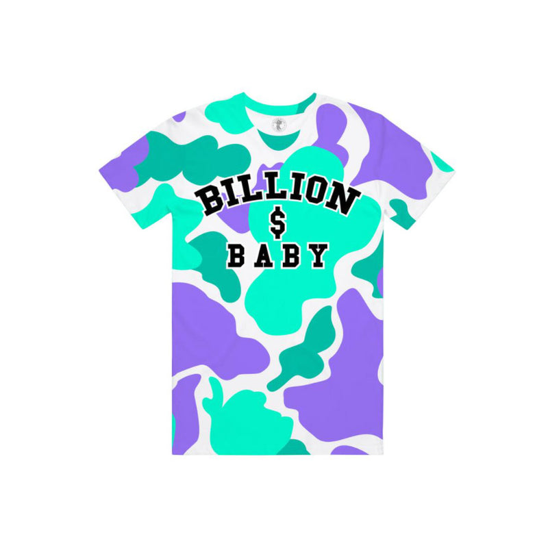 Billion Dollar Baby Men's Camo All Over Print T-shirt