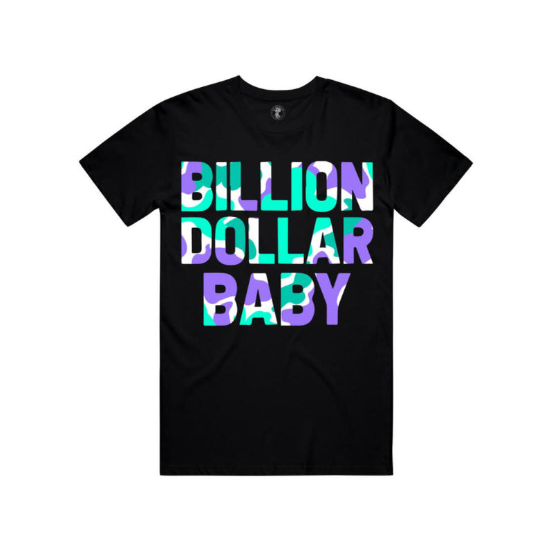 Billion Dollar Baby Men's Grape Camo T-Shirt
