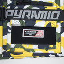 Black Pyramid Camo Splinter Military Vest Yellow Logo