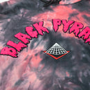 Black Pyramid Men's Tie-Dye Drip Hoody Pink Artwork