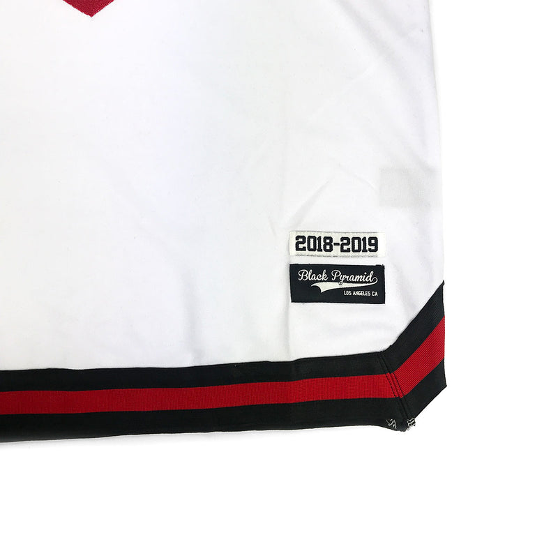 Black Pyramid Short Sleeved Baseball Jersey - PremierVII