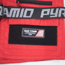 Black Pyramid Solid Splinter Military Vest Red Logo