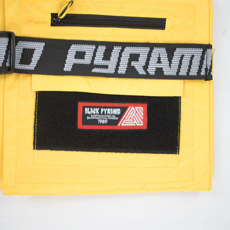 Black Pyramid Splinter Solid Military Vest Yellow Logo