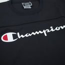 Champion Men's Football Plaited Jersey Black Logo