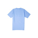 Champion Men's Reverse Weave Script Patch T-Shirt Swiss Blue Back