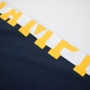 Champion Men's Reverse Weave Vertical Logo Long Sleeved Tee Navy / White Taping