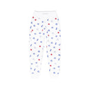 Champion Women's Reverse Weave All Over Print Joggers White Back