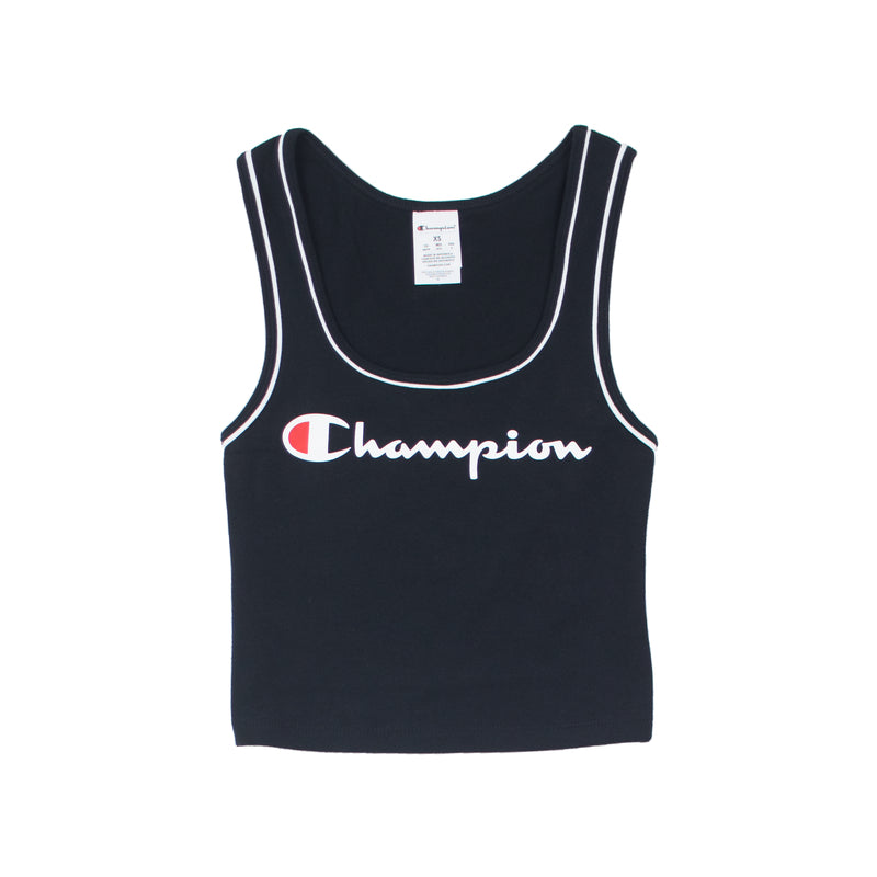 Champion Women's Everyday Crop Tank Top Black