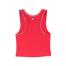 Champion Women's Everyday Crop Tank Top Team Red Scarlet Back