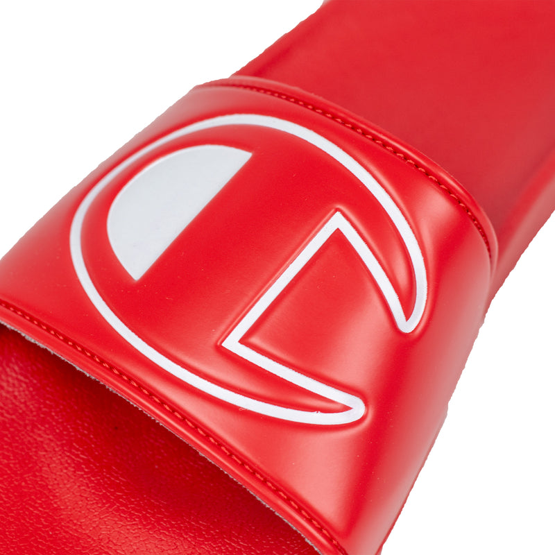 Champion Women's IPO Slides Red Logo