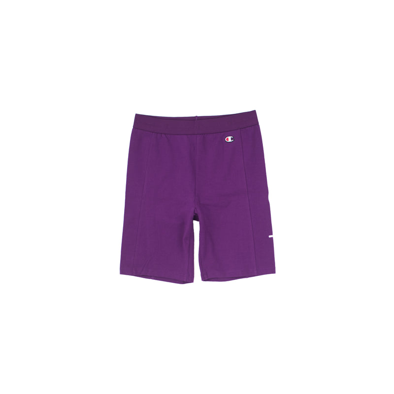 Champion Women's High Waist Streetwear Bike Shorts Venetian Purple