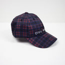 Civil Regime 99 Core Plaid Hat Black