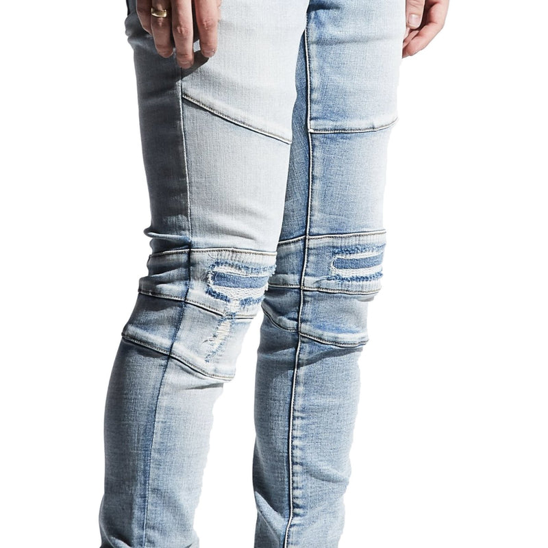 Crysp Denim Hudson Jeans Light Indigo Close Up