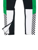 Eternity Dubai Racing Track Pants Black Zipper