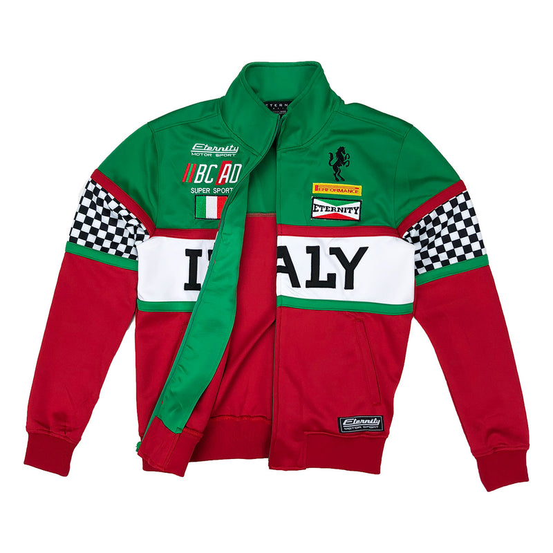 Eternity BC / AD Italy Moto Track jacket Red Opened