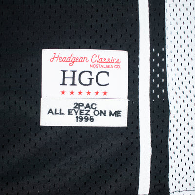 Headgear Classics 2PAC All Eyes On Me Basketball Jersey Black Logo