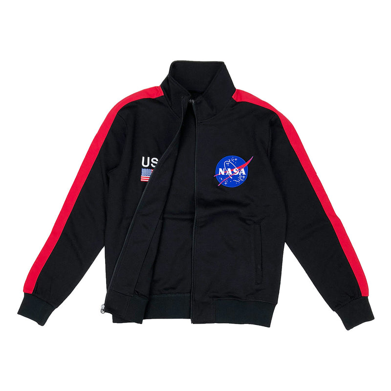 Hudson Outerwear NASA Track Jacket Black Opened