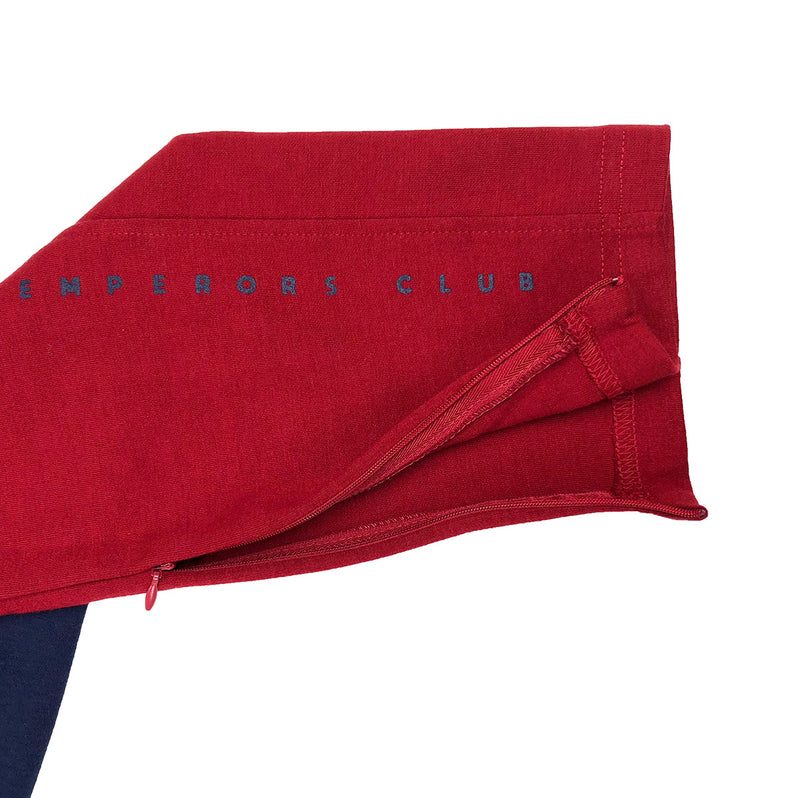 Iro-Ochi Emperor's Club Fleece Pants Crimson Zipper
