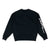 Lacoste Live Crew Neck Embroidered Fleece Sweatshirt Black Back