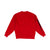 Lacoste Live Crew Neck Embroidered Fleece Sweatshirt Red Back