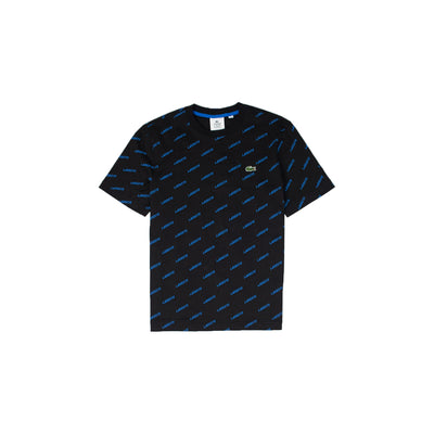 Lacoste LIVE Men's All Over Print Tee Black