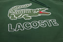 Lacoste Men's Big Croc Script Hoodie Green Artwork