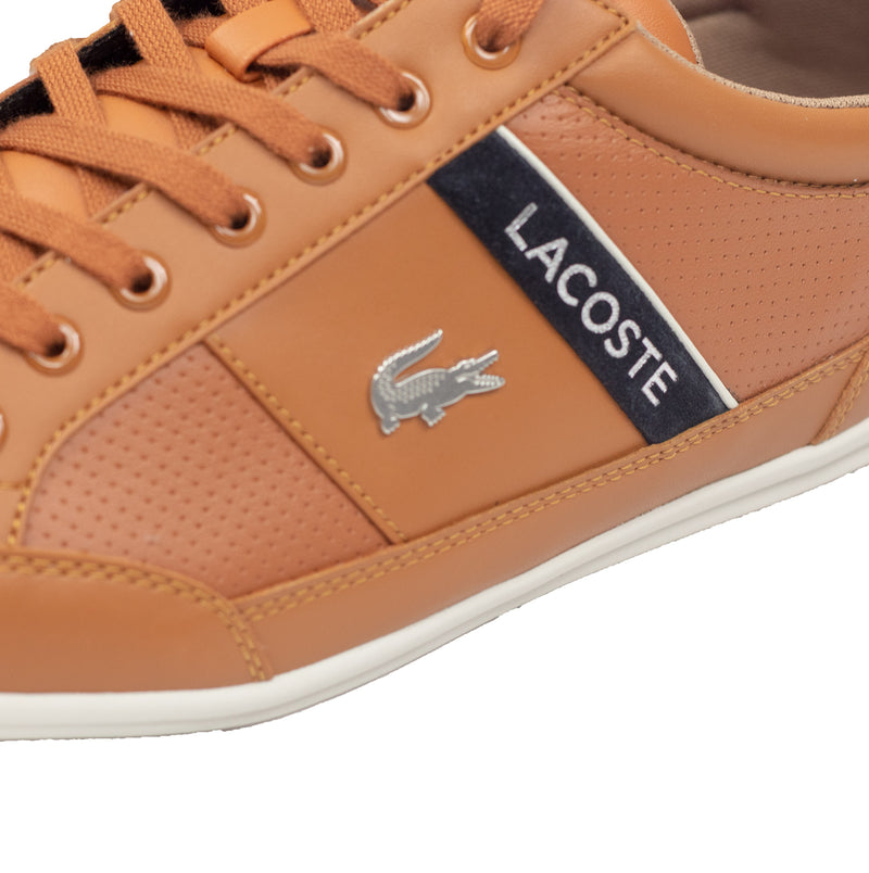 Lacoste Men's Chaymon Sneakers Tan / Off-White Croc