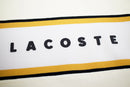 Lacoste Men's Crew Neck Cotton T-Shirt Cream Lettering