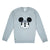 Lacoste Men's Crew Neck Disney Mickey Embroidery Interlock Sweater Silver Chine