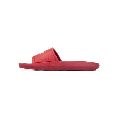 Lacoste Croco Slides Red Left