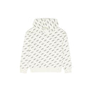 Lacoste Men's LIVE Hooded All Over Print Sweatshirt Cream Back