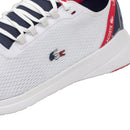 Lacoste Men's LT Fit Textile Sneakers White / Navy / Red Croc
