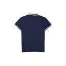 Lacoste Men's Made In France Pique Polo Navy Blue Back