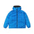 Lacoste Men's Print-Lined Reversible Quilted Jacket Black / Blue / White Back
