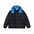 Lacoste Men's Print-Lined Reversible Quilted Jacket Black / Blue / White