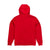 Lacoste Sport Hooded Fleece Tennis Sweatshirt Red Back