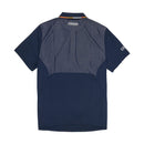 Lacoste Sport Piped Piqué Tennis Polo Navy Blue Back