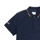 Lacoste Sport Piped Piqué Tennis Polo Navy Blue Upper Right