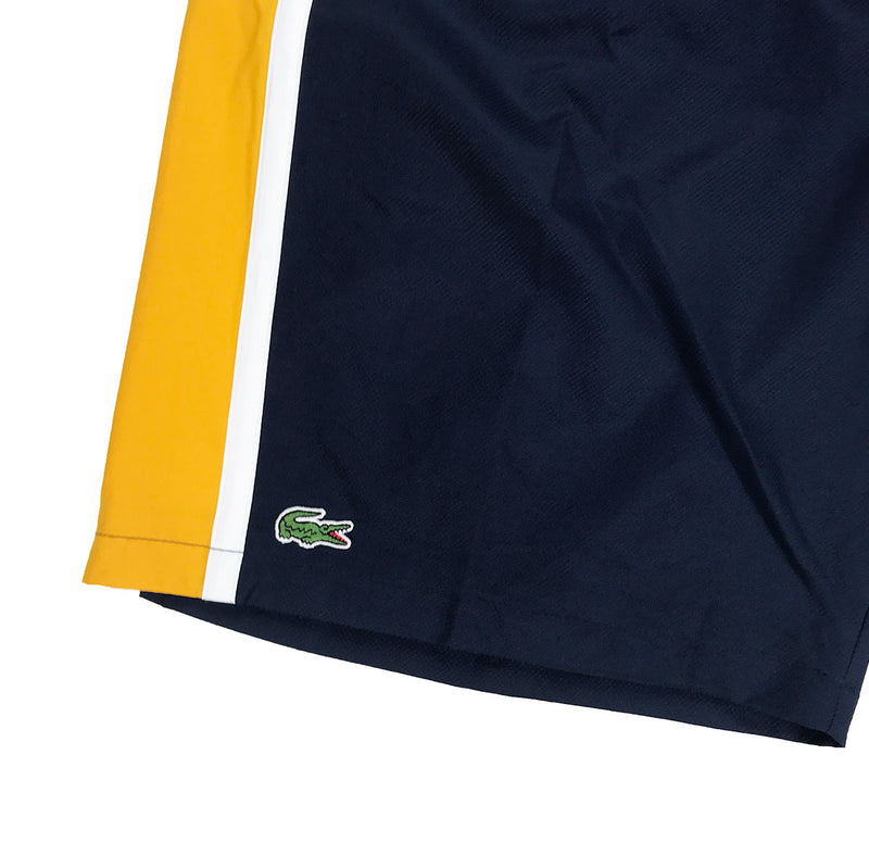 Lacoste Sport Tafetta Tennis Shorts Navy Blue Trademark