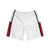 Lacoste Sport Taffeta Tennis Shorts White Back