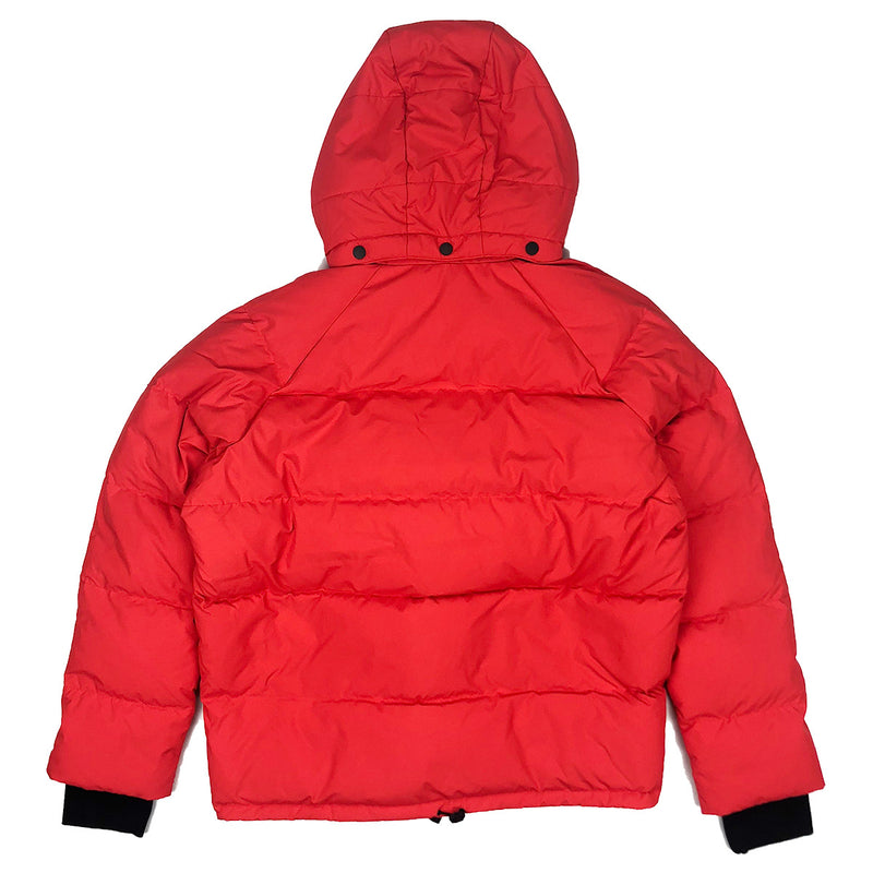 Lacoste Live Unisex Water Resistant Quilted Jacket Flash Red Back
