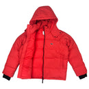 Lacoste Live Unisex Water Resistant Quilted Jacket Flash Red Opened