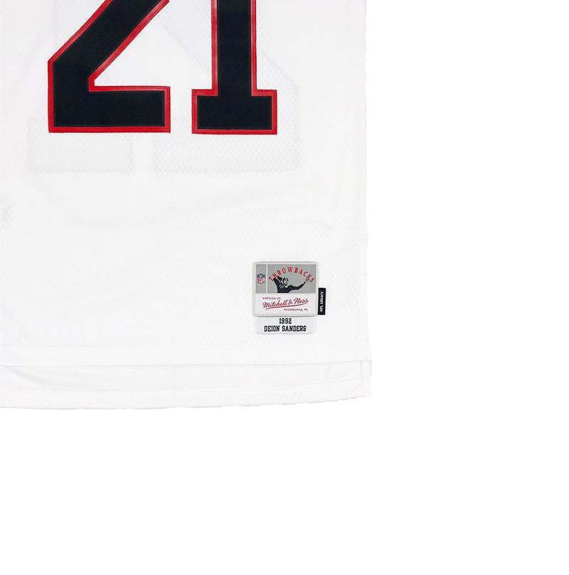 Mitchell & Ness Atlanta Hawks Dion Sanders Throwback Jersey White Tag